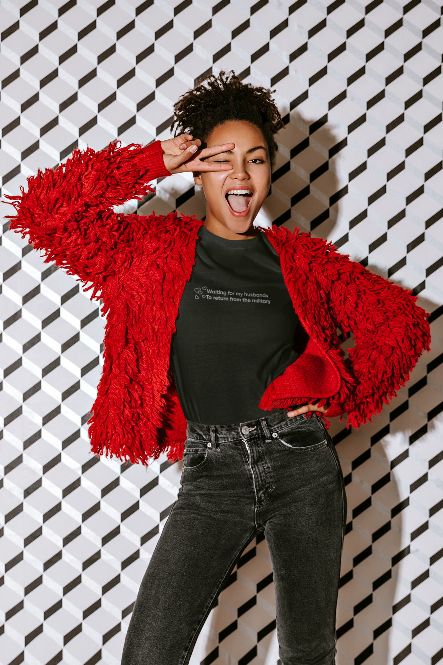 T-Shirt BTS - Waiting for my husbands to return from the military